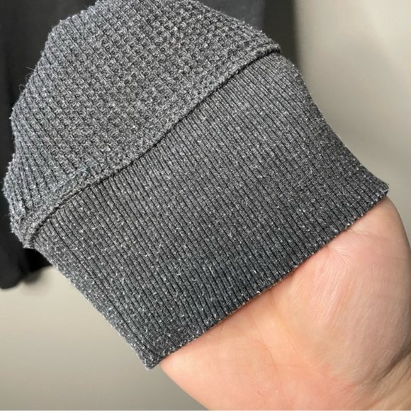 Men’s Black Heather Member’s Mark Soft Wash Thermal Top | Size XXL - Picture 3 of 7